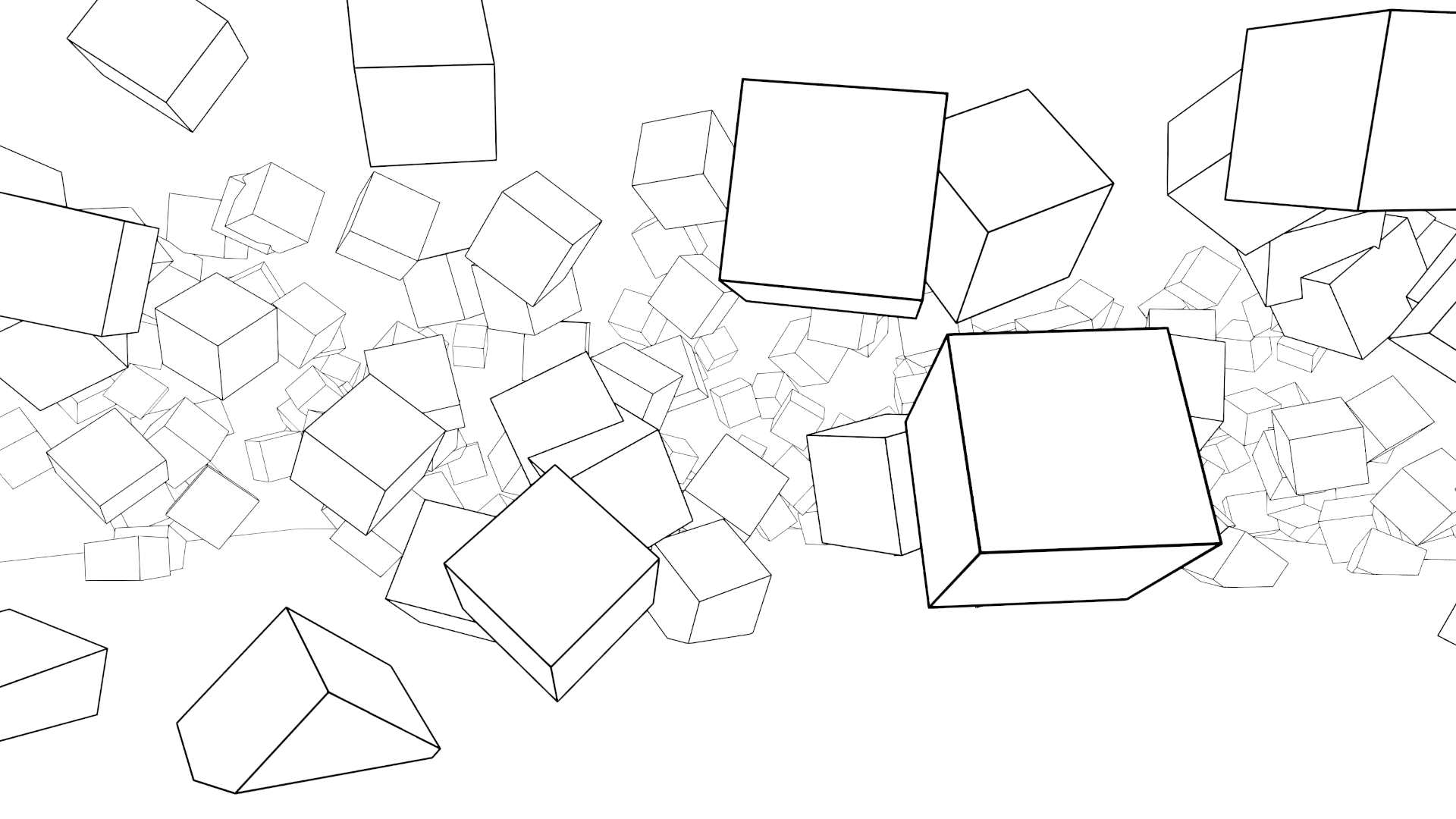 line art boxes